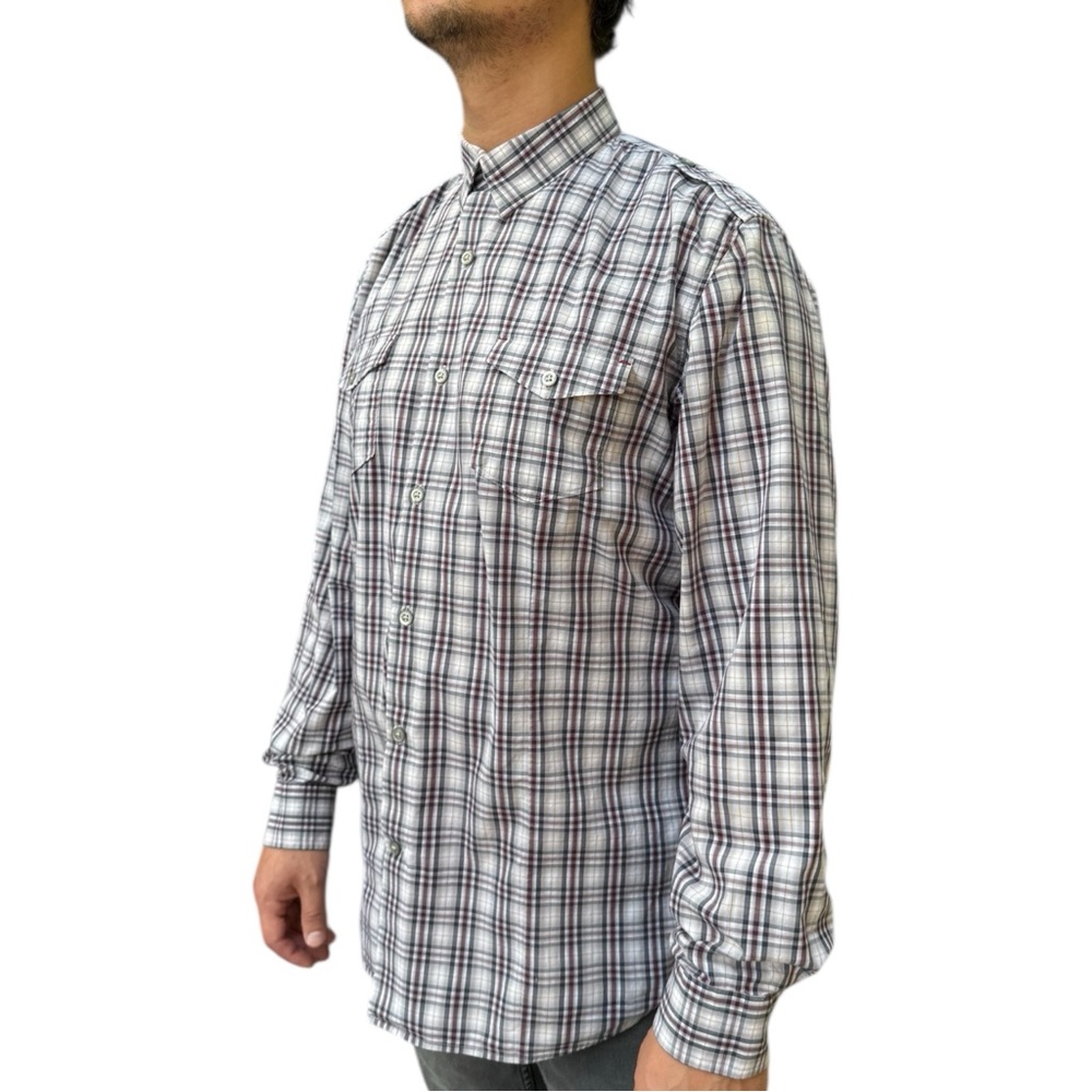 Banana Republic Men’s Plaid Button-Down Shirt – Size L